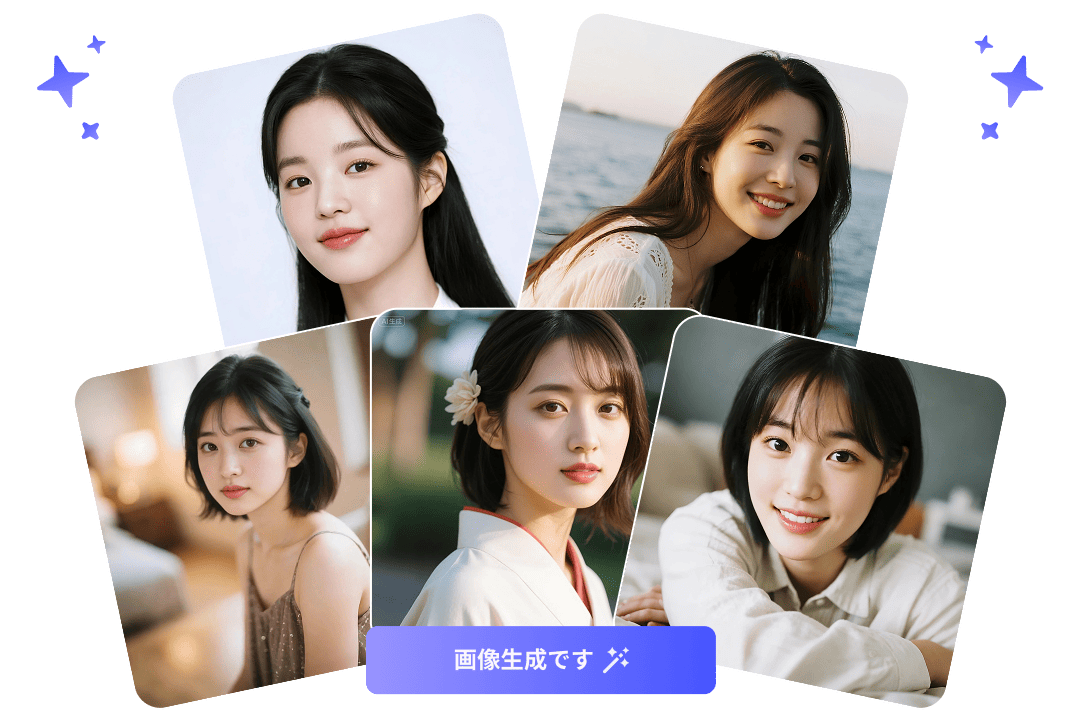 多数のAI生成美女フリー素材を利用可能
