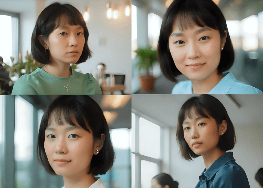 Canvaはやはり無料で使える点のほか、1回のプロンプト入力で4パターンの画像を生成してくる点が強みです。