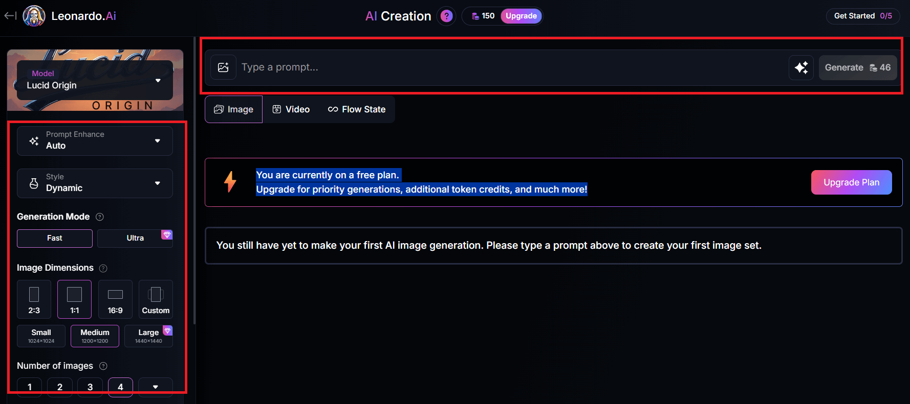 AI彼女を作るプロンプトを入力する