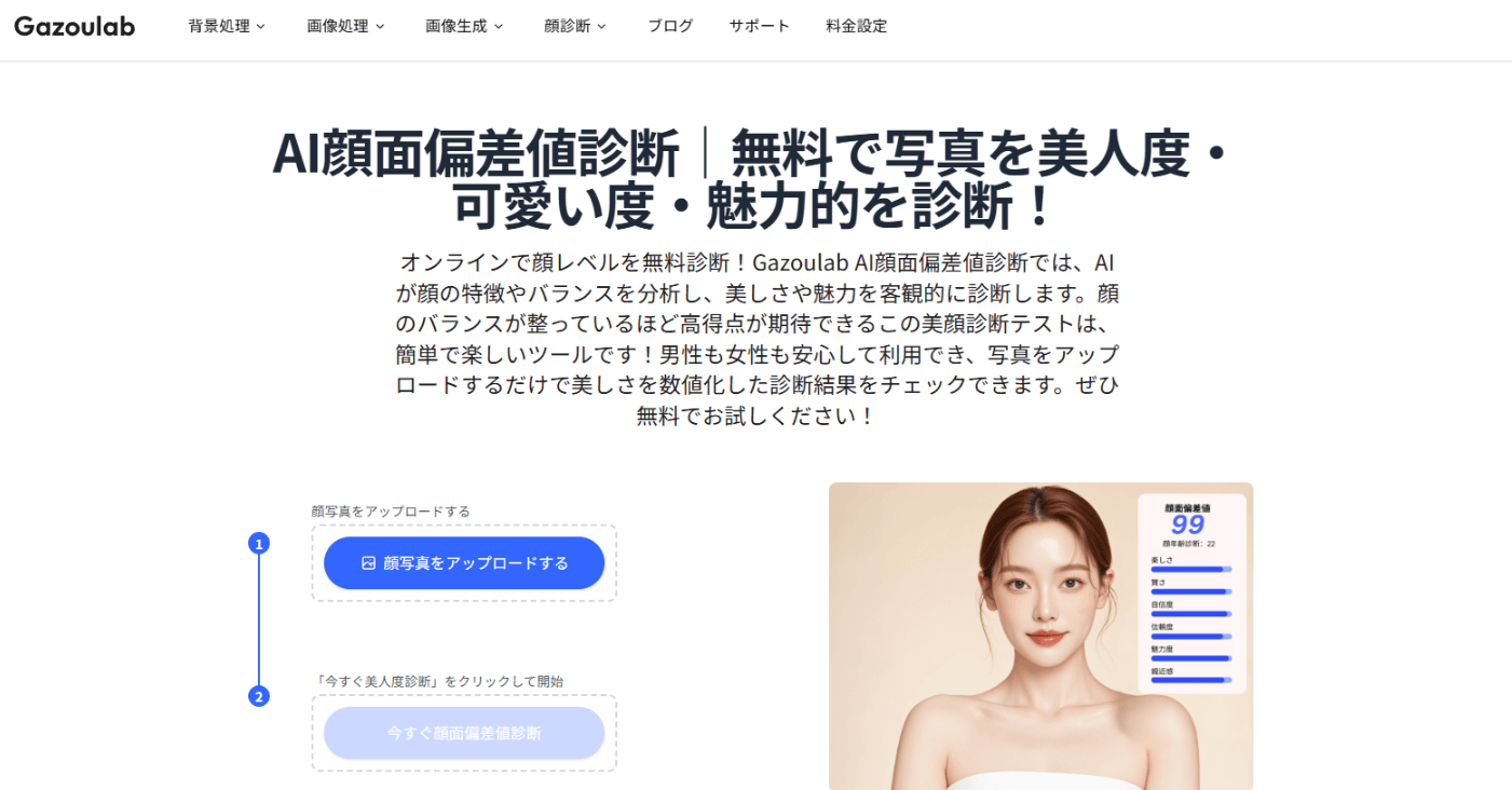 多角的な印象評価ができる「Gazoulab」