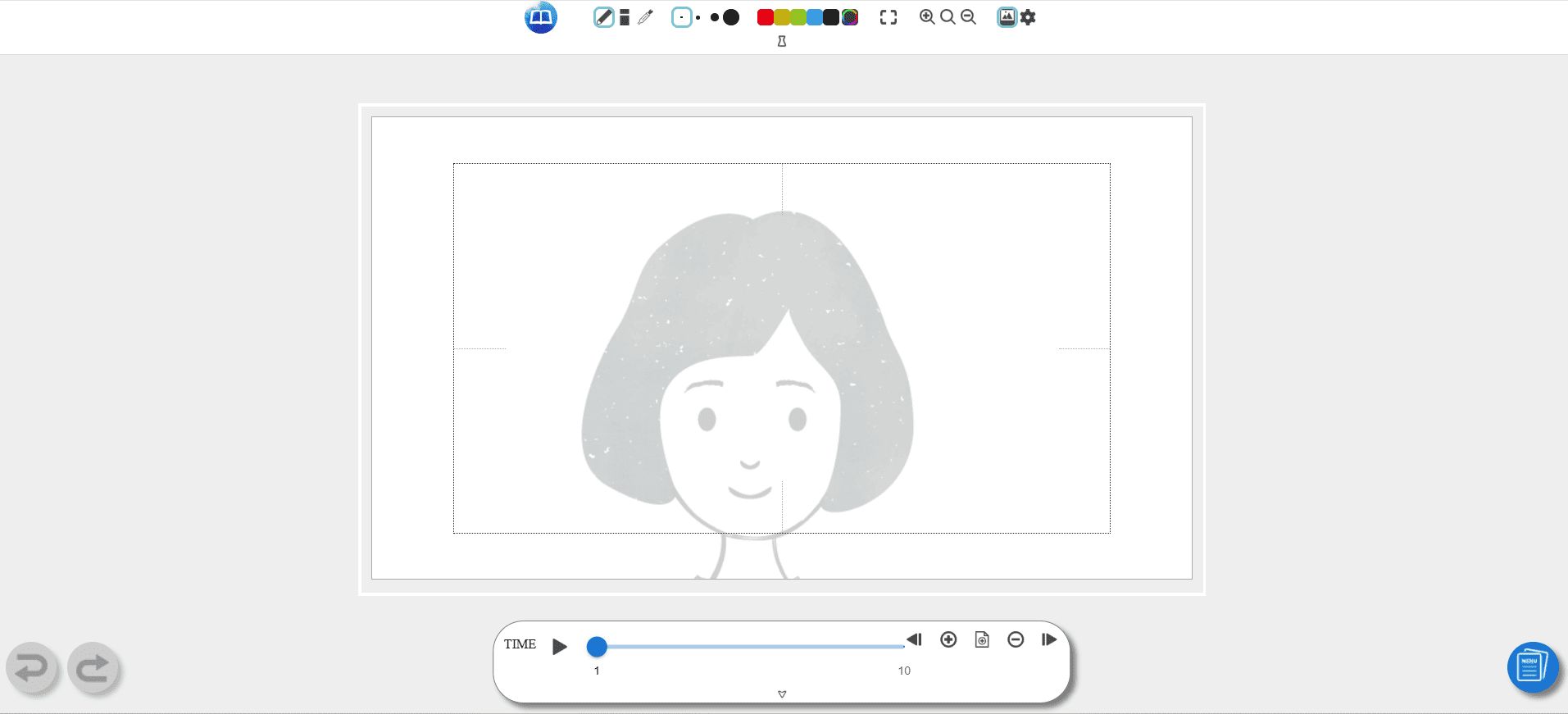 画像をアップロードすると、うっすらと画像が浮かび上がります。
