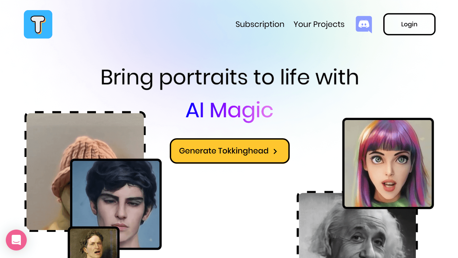 TokkingHeads（リアルタイム顔アニメーション）