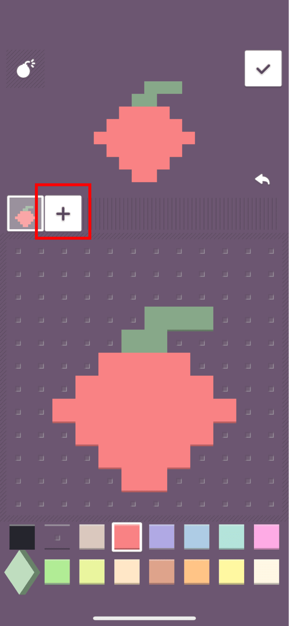 2枚目のドット絵を作成