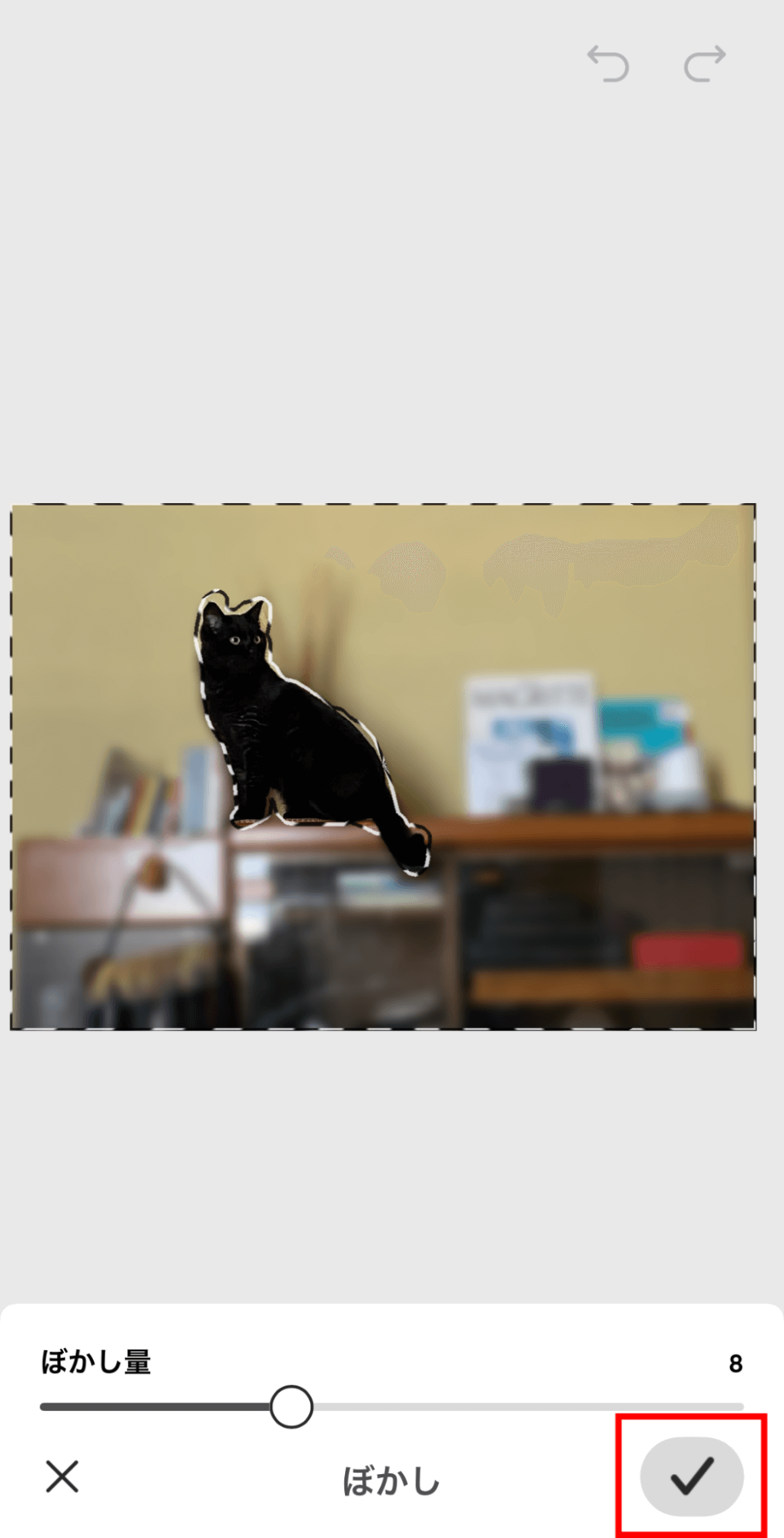 ぼかしの詳細設定