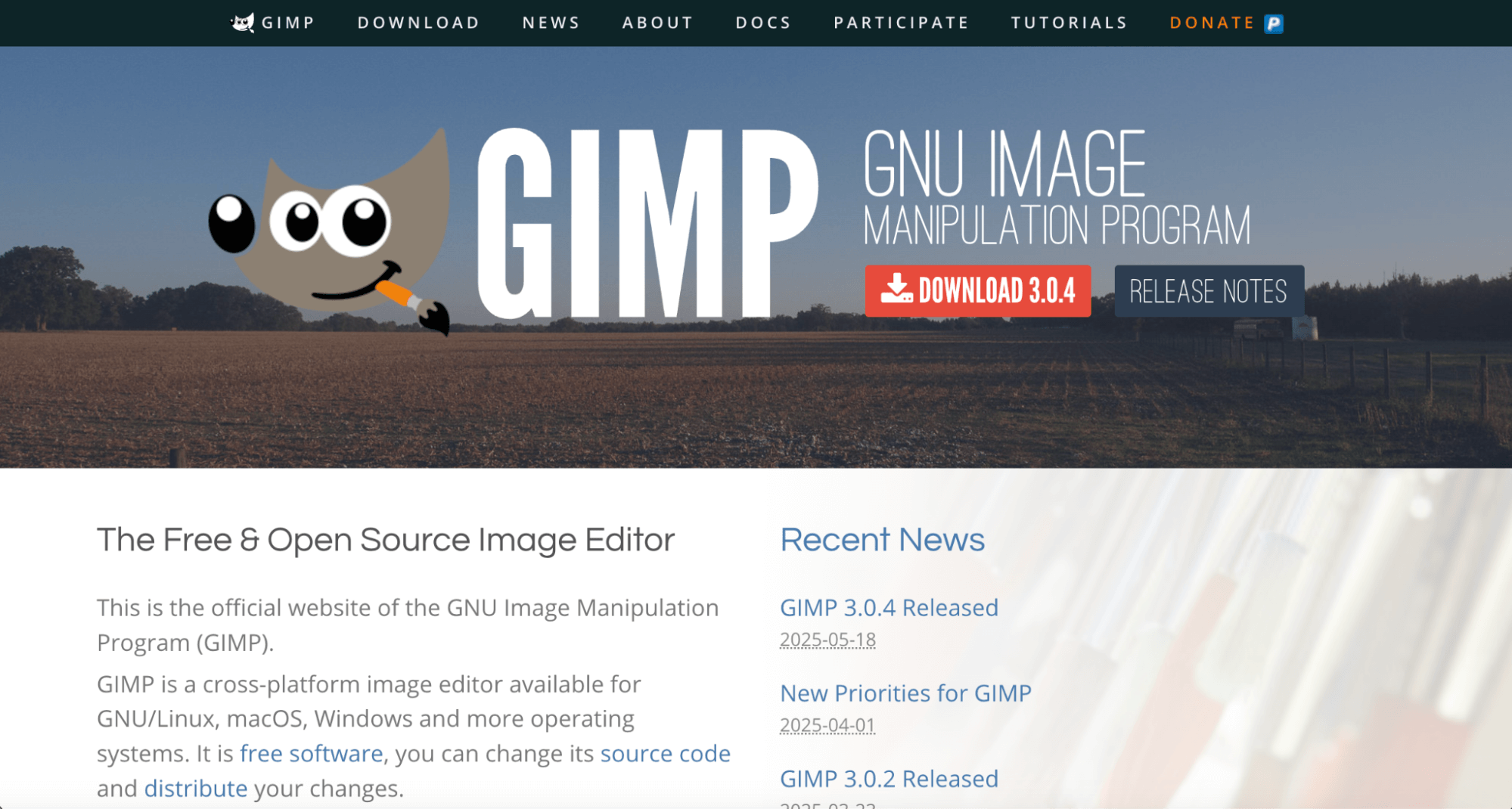 GIMP (GNU Image Manipulation Program)