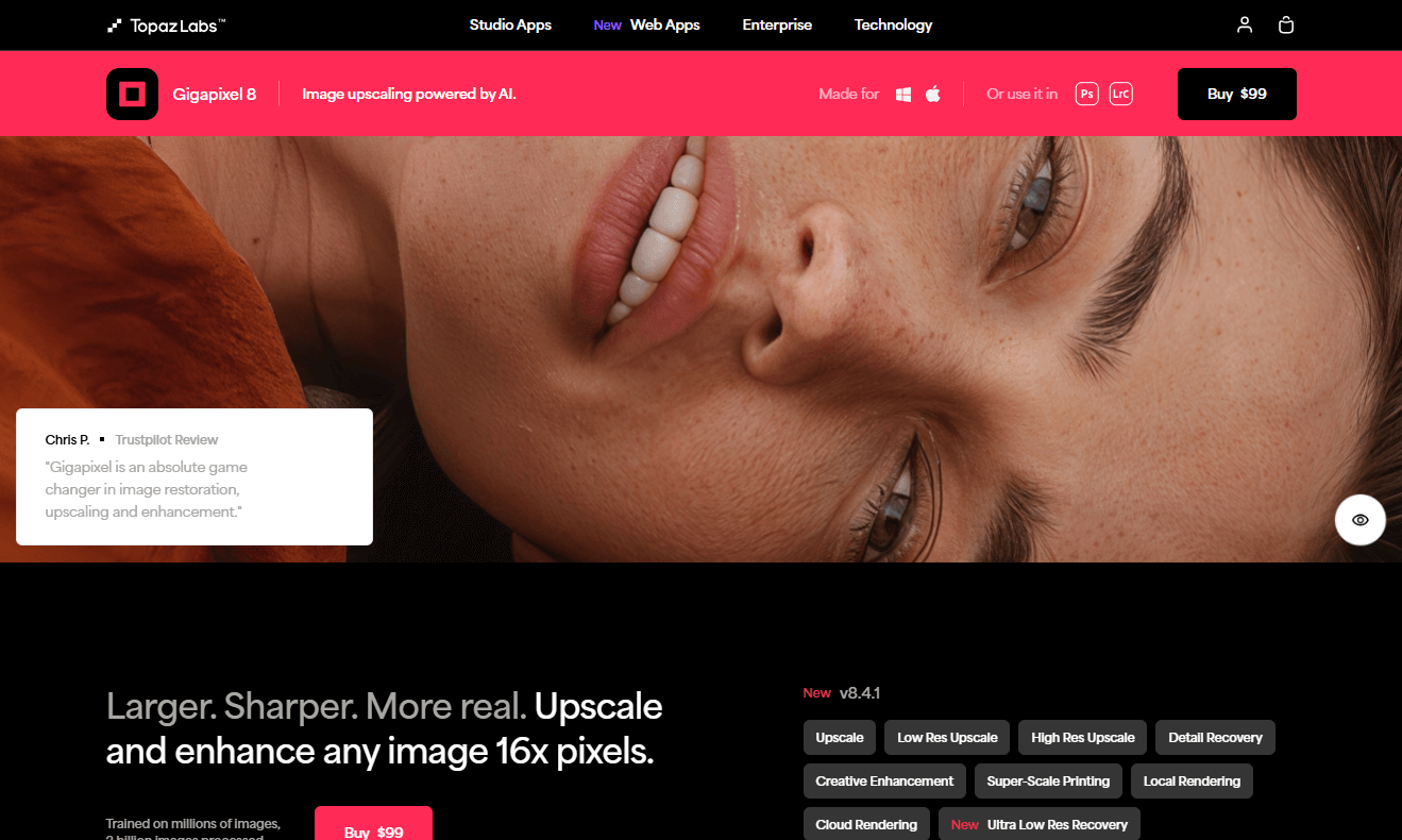 Topaz Gigapixel AI