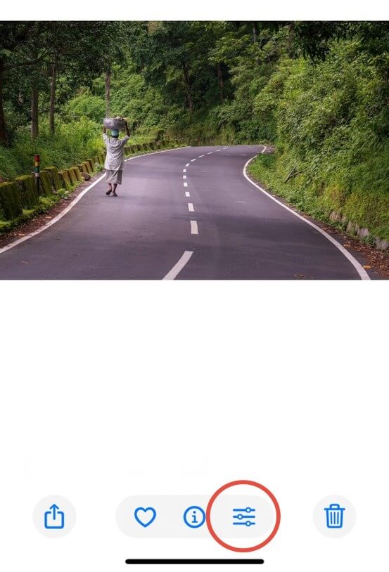 消したい部分を選択する